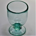 Green Bubble Recycled Drinking Goblet Wine Glasses Cup