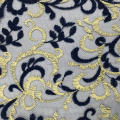 Elegant Two Tone Embroidery On Korea Mesh Fabric