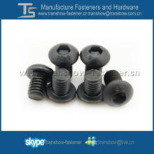 Black Zinc Plated Hex Socket Button Head Screw