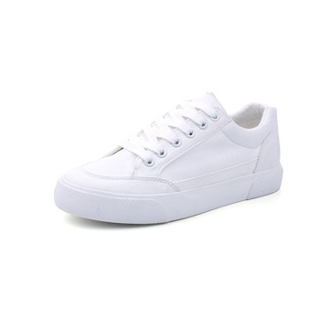 Chaussures Basse Femme Toile Blanche