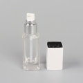 Cosmetic Frost Glass Bottle with Beauty Lotion Pump