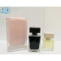 Ad-P230 Garrafa de vidro de perfume de cor quadrada 100ml 25ml