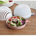 Fast Fruit Vegetable Salad Cutter Bowl Chopper Strainer