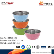 D23cm colorful bundt pan