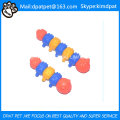 New Pet Toy Rubber Treat Dumbell com Squeaker Dog Toys