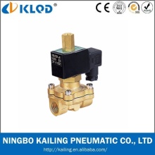 Válvula de solenoide normalmente aberta de bronze 220V AC para água