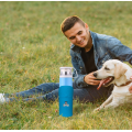 Bouteille d&#39;eau pratique de voyage de chien à l&#39;isolation