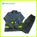 High Quality Mens Waterproof PVC/PU Raincoat and Pants Rpu-005