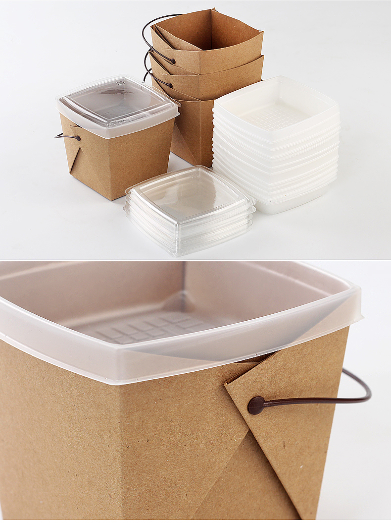 Kraft paper box noodle