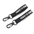 Rubber Keychain Brand Name Soft Silicone Wristband Keychain