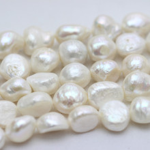 14-15mm de alta calidad gran perla barroca de agua dulce (E190035)