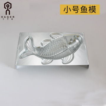 Moule à gâteau en alliage d&#39;aluminium en forme de poisson 3D