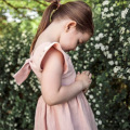 Детское лето сплошное цветовое платье