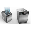 electric industrial auto fill ice cube maker r134a