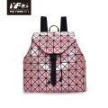 Рюкзак с геометрическим рисунком lingge, модный кожаный рюкзак с голограммой