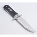 Survival Fixed Knife Hunting Rescue Ebony Handle Knife