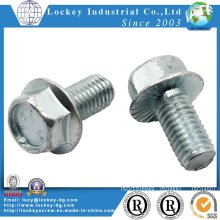 Class 8.8 Hex Flange Bolt, Steel, Dacromet