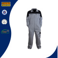 Two Tone 100%Cotton Twill Working Coverall in Grey/Black