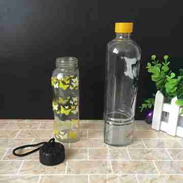 250ml 500ml Food Grade Glass Juice Beverage with Cap