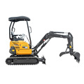 RHINOCEROS XN20 Utilisation à domicile Mini excavatrices 2000 kg Micro Digger Excavator Machine avec gros seau