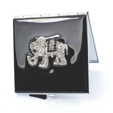 Éléphant de cristal miroirs Compact