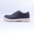 Rubber Outsole Men Lace Loop Shoes