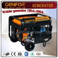 Generador de la soldadura de la gasolina 200A 5kw de la fábrica china