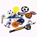 Bestickte Dekoration Fußball Stickerei Patches Custom