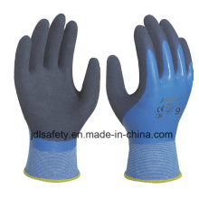 Gants de travail latex avec Sandy Latex enduit (LRS3033)