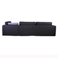 Grey Fabric Richard Left Sectional Sofa