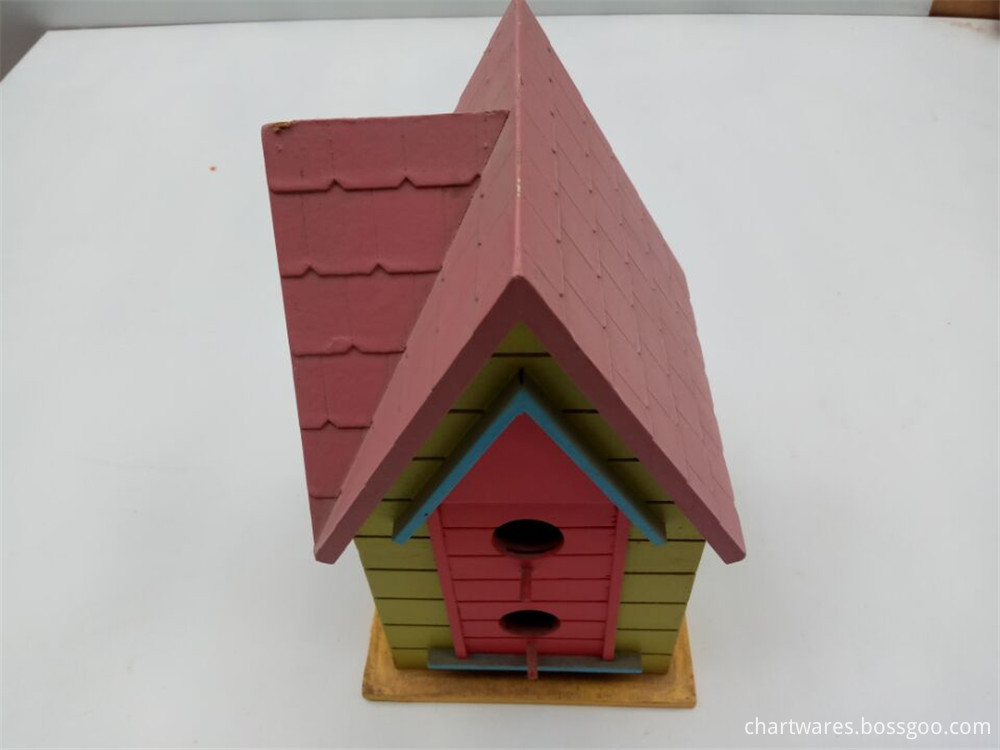 high quality noble castle wooden bird house