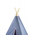 Cotton Blend Canvas Chevron Teepee Tent for Kids