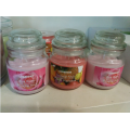 Glass yankee candles glass holders scented candles