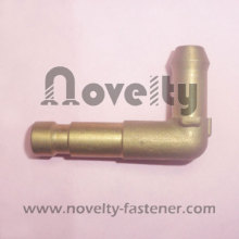 Brass fitting for pex pipe