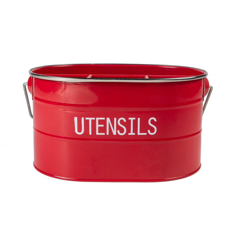 Red Utensil Holder