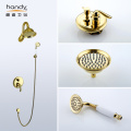 Gold Color Antique Bathroom Faucet