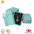 Pretty Necklace Jewelry Cardboard Box with Ribbon