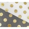 Voile fabric with big polka dot for tutu