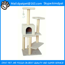 Giant Beige Multi Level Play Center Produit d&#39;arbre à chat