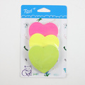 Colored Heart Shape Stick Notes