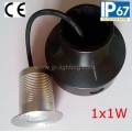 4W CREE LED Deck Inground Light, Square Floor Light