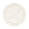 Bio compostable degradable tableware dinner sets 9 inch disposable sugarcane bassage paper pulp plate