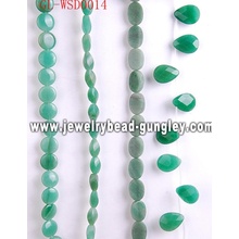 Gemstone jewellery accessory bead with dyed color