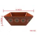 9 Inch Melamine Square Bowl set of 6