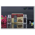 70ml High Flint Cheaper Square Shape Glass Curry Bottle with Tin Cap in Beautiful Box Hot Sale