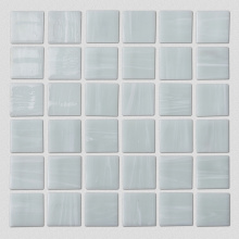 Large Square Shape Milky White Mosaic Art Brick