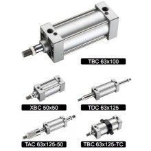Cilindro neumático estándar de doble acción serie TBC / XBC