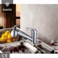 Chrome Finished Hot Cold Mixer Tap With Sprayer