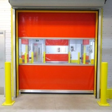 Cutomized Industrial Automatic PVC Curtain Fabric High Speed Door