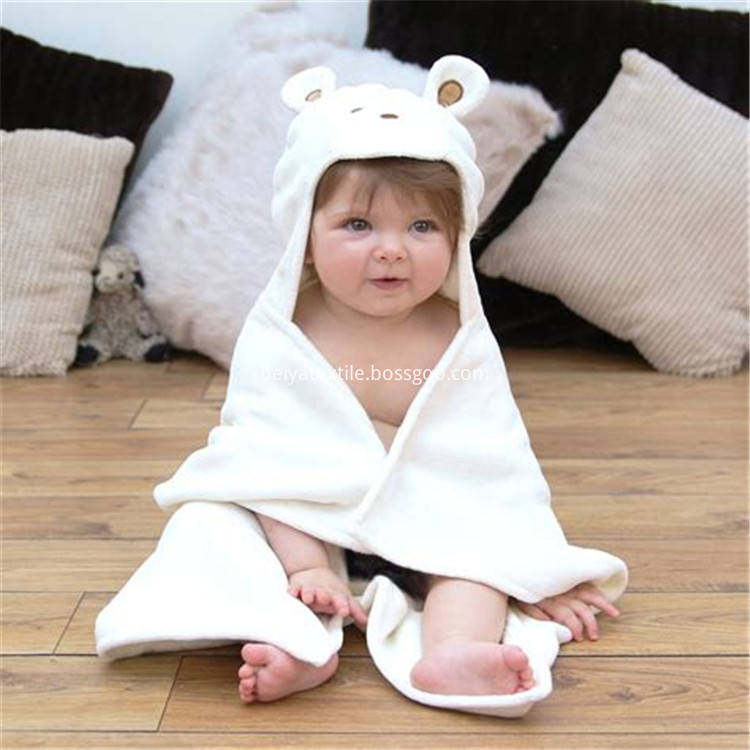 White Hooded Towel